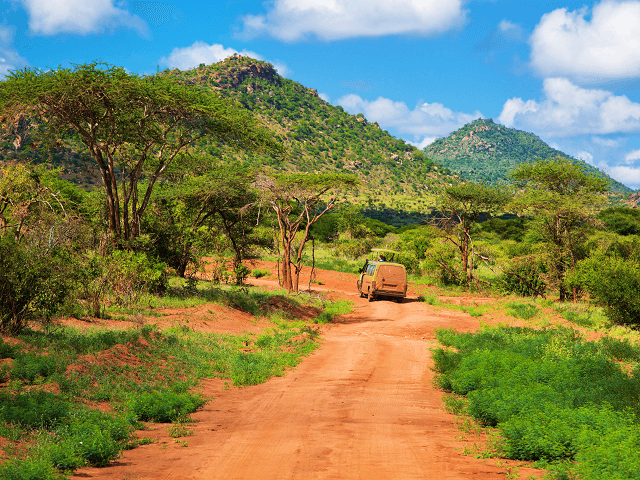 Národný park Tsavo, Keňa, Afrika